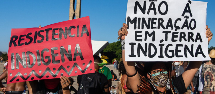 protesta del pueblo Munduruku