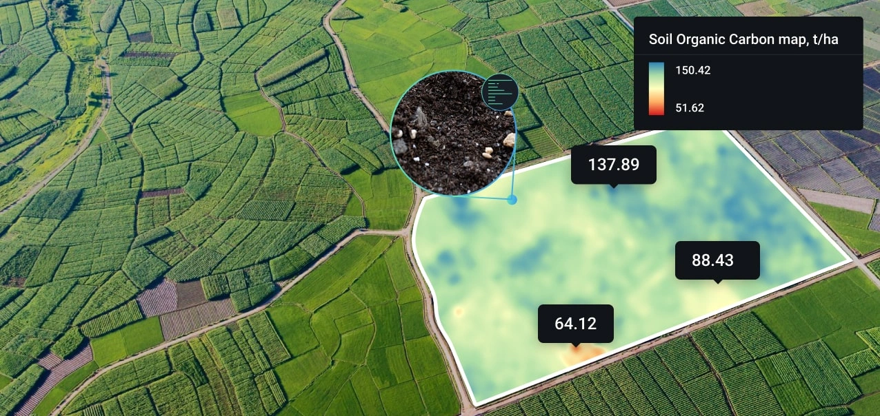 soil organic carbon map